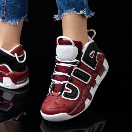 Pantofi sport dama visinii cu negru ZLZ07844, 2, elaza.ro