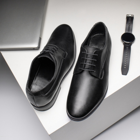 Pantofi barbati eleganti negri din Piele naturala ZLZ09862, 2, elaza.ro