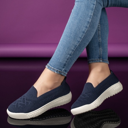 Espadrile dama cu talpa joasa albastre ZLZ11164, 2, elaza.ro