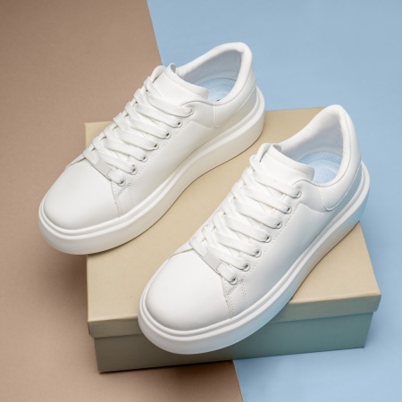 Pantofi barbati, Pantofi casual barbati albi ZLZ13944, elaza.ro