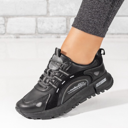 Pantofi sport dama, Pantofi sport dama negri ZLZ07753, elaza.ro