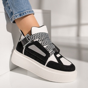 Ghete dama sport negre ZLZ12196, 2, elaza.ro