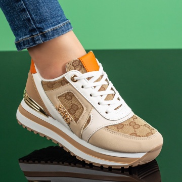 Pantofi sport dama bej ZLZ08640, 1, elaza.ro