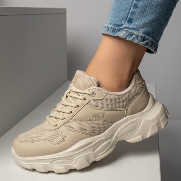 Pantofi sport dama bej ZLZ12225, 2, elaza.ro