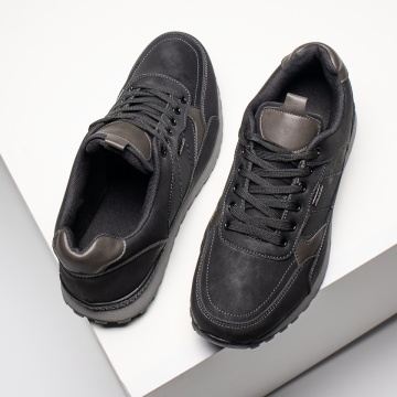 Pantofi sport barbati cu siret negri ZLZ11229, 1, elaza.ro