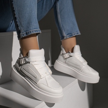 Ghete dama sport albe ZLZ12196, 2, elaza.ro