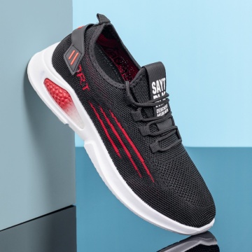 Pantofi sport barbati cu siret negri cu rosii ZLZ08329, 1, elaza.ro