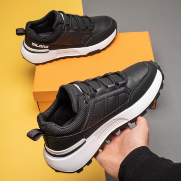 Pantofi sport barbati cu siret negri ZLZ13025, 2, elaza.ro