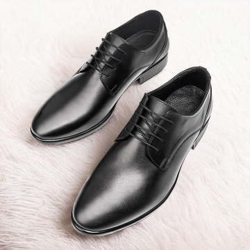 Pantofi eleganti barbati cu siret negri din Piele naturala ZLZ03871, 1, elaza.ro