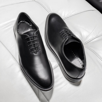 Pantofi eleganti barbati cu siret negri din Piele naturala ZLZ11569, 2, elaza.ro