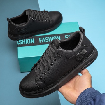 Pantofi sport barbati cu siret elastic negri ZLZ13975, 1, elaza.ro