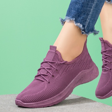 Pantofi sport dama cu siret mov ZLZ08076, 2, elaza.ro