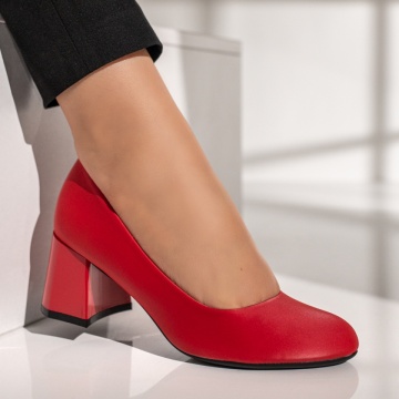 Pantofi dama cu toc rosii ZLZ12109, 2, elaza.ro