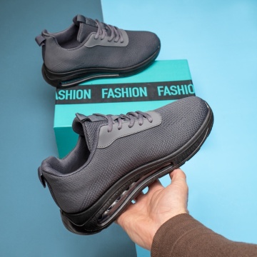 Pantofi sport barbati cu siret din material textil gri ZLZ13192, 2, elaza.ro