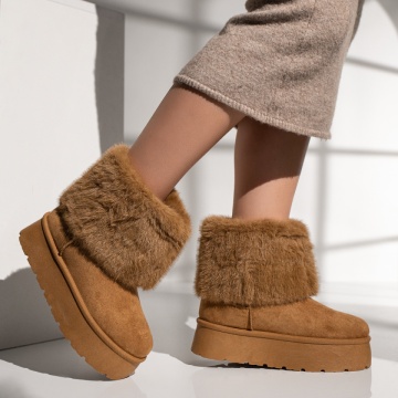 Cizme dama maro suede tip UG ZLZ12406, 1, elaza.ro