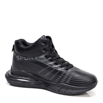 Ghete sport negre cu talpa groasa si siret ZLZ06766, 1, elaza.ro