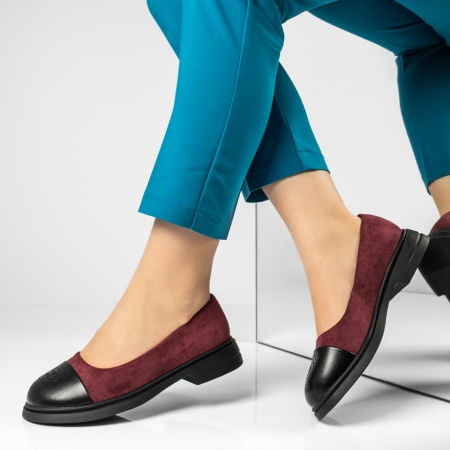 Balerini dama visinii suede IRIS19, 2, modlet.ro