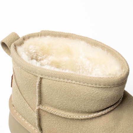 Cizme dama cu talpa groasa tip oog bej suede MOD14172, 2, modlet.ro