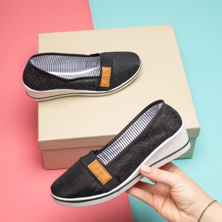 Espadrile dama cu platforma negre ZEF12719, 2, zeforia.ro