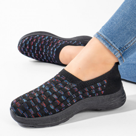 Espadrile dama negre EMA10, 4, modlet.ro