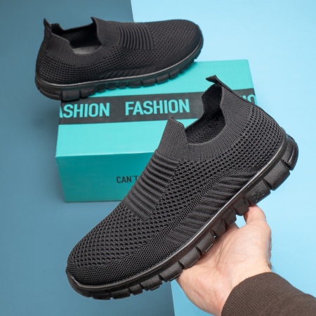 Adidasi barbati, Espadrile sport barbati negre MOD13237, modlet.ro