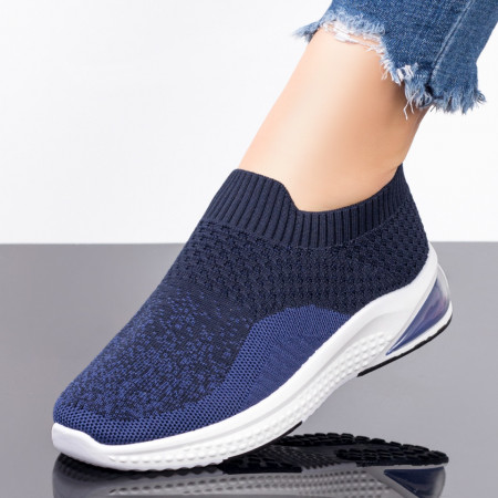 Espadrile sport dama albastre MOD08322