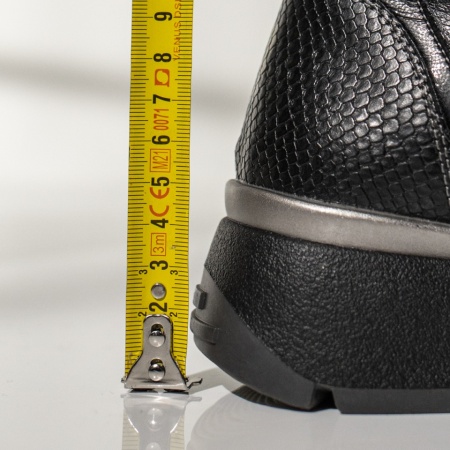 Ghete dama cu platforma negre MOD12354, 4, modlet.ro