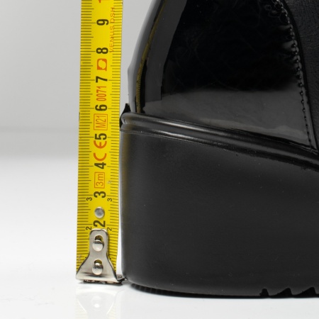 Ghete dama cu platforma negre MOD14131, 4, modlet.ro