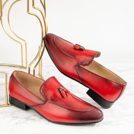 Mocasini barbati rosii MOD09361