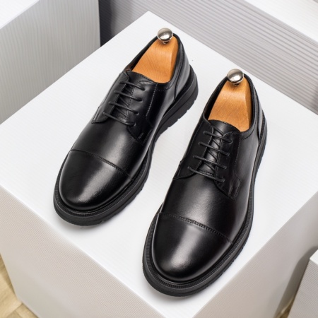 Pantofi barbati eleganti cu siret negri din Piele naturala MOD11910, 4, modlet.ro
