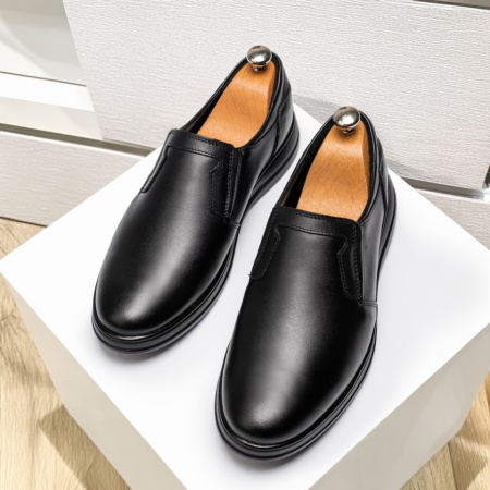 Pantofi casual barbati cu talpa joasa negri din Piele naturala VALI6, 2, modlet.ro