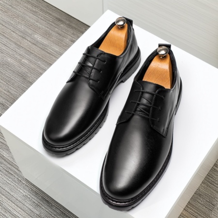 Pantofi barbati, Pantofi casual barbati negri din Piele naturala MOD12657, modlet.ro