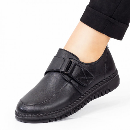 REDUCERI INCALTAMINTE, Pantofi casual dama negri ZEF03854, zeforia.ro