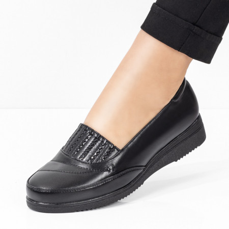 Pantofi dama, Pantofi dama casual negri MOD08419, modlet.ro