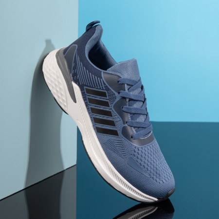 Adidasi barbati, Pantofi sport barbati din material textil albastri MOD11616, modlet.ro