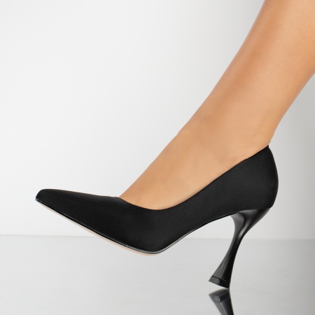 Pantofi Stiletto negri MOD13837, 3, modlet.ro