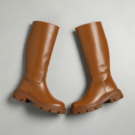 REDUCERI INCALTAMINTE, Cizme dama maro cu fermoar MOD07504, modlet.ro