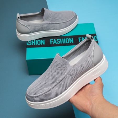 Espadrile barbati cu talpa joasa gri DAN3, 2, modlet.ro