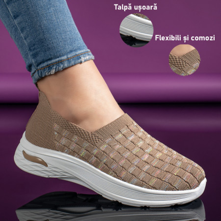 Espadrile dama khaki EMA10, 3, modlet.ro