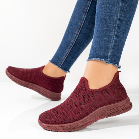 Espadrile sport dama visinii cu strasuri atasate ZEF09087, 4, zeforia.ro