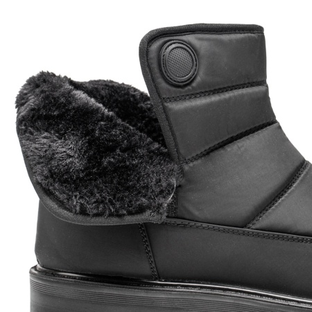 Ghete negre cu fermoar din fas MOD14159, 4, modlet.ro