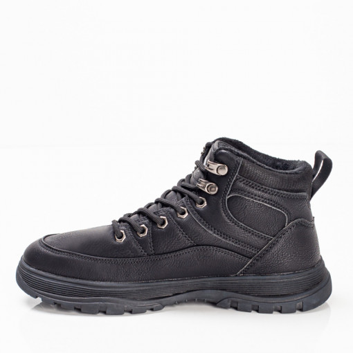 Ghete sport unisex negre cu siret MOD07363, 2, modlet.ro