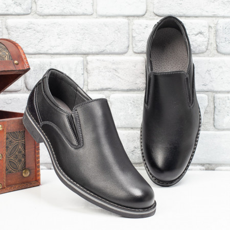 produse sf(NU ACTIVATI), Pantofi barbati casual negri MOD08445, modlet.ro