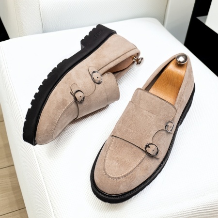 Pantofi barbati, Pantofi casual barbati cu talpa groasa bej MOD13720, modlet.ro