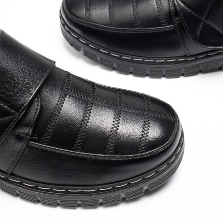 Pantofi casual dama cu platforma negri GINA1, 3, modlet.ro