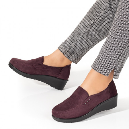 Pantofi casual dama mov MOD10087, 3, modlet.ro
