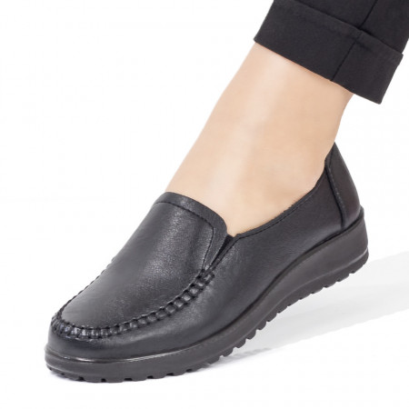 Pantofi casual dama, Pantofi casual dama negri MOD03864, modlet.ro