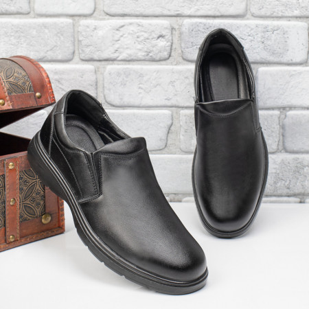Pantofi barbati, Pantofi casual negri barbati MOD11225, modlet.ro