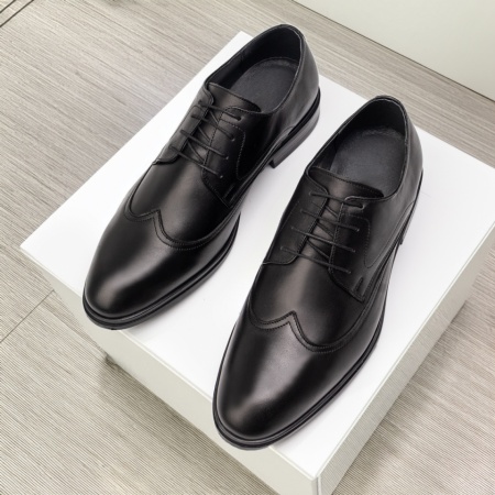 Pantofi eleganti barbati negri din Piele naturala MOD08256, 2, modlet.ro