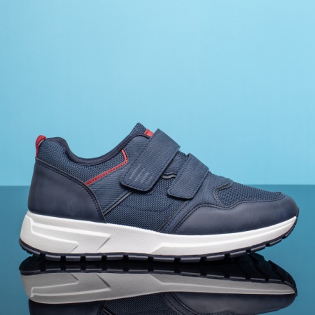 Adidasi barbati, Pantofi sport barbati cu scai albastri MOD13204, modlet.ro